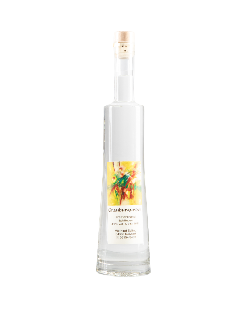 Tresterbrand Grauer Burgunder 0,5l